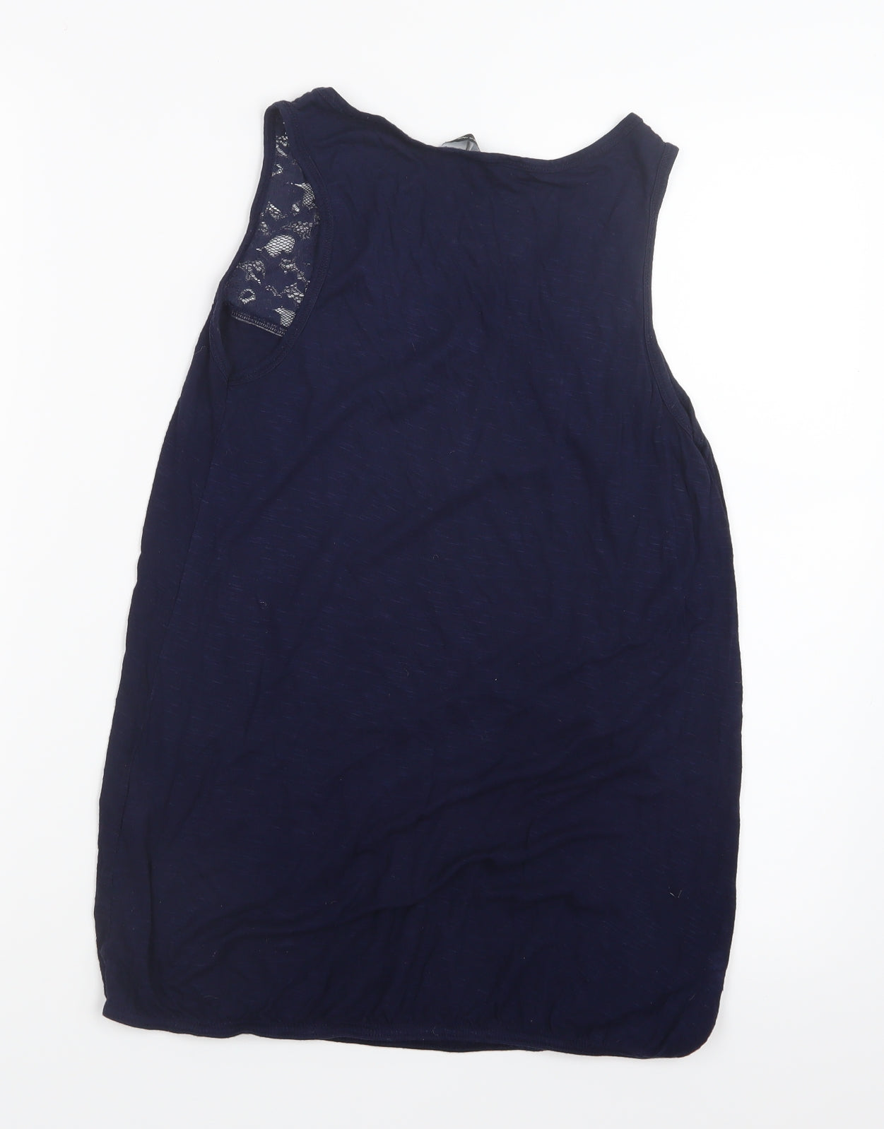 Womens UK Size 8 Dorothy Perkins Blue Basic Tank