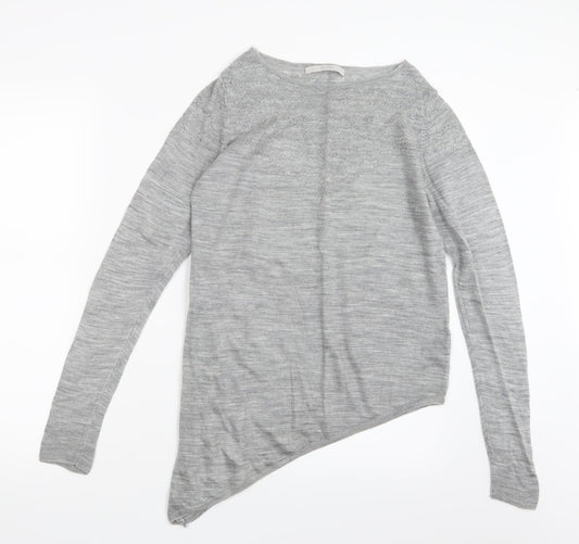 George Womens Grey   Basic T-Shirt Size 8