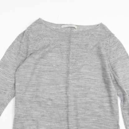 George Womens Grey   Basic T-Shirt Size 8