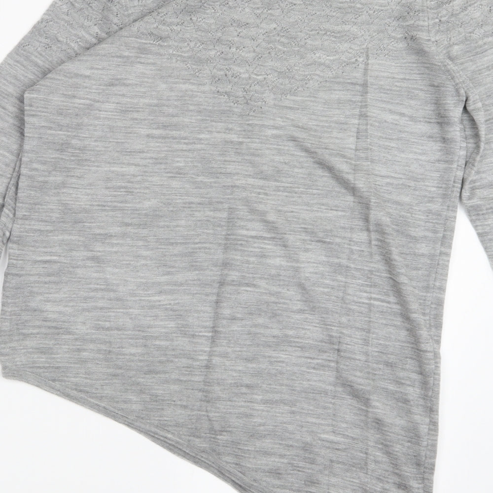 George Womens Grey   Basic T-Shirt Size 8