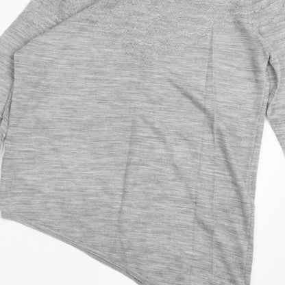George Womens Grey   Basic T-Shirt Size 8