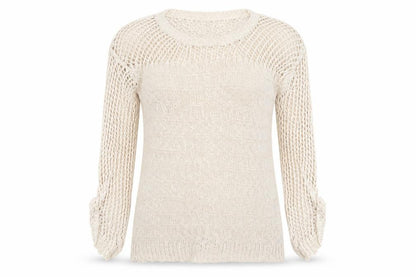 Dorothy Perkins Womens Ivory  Knit Pullover Jumper Size 6