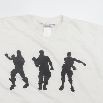 Womens UK Size M Matalan White Basic T-Shirt