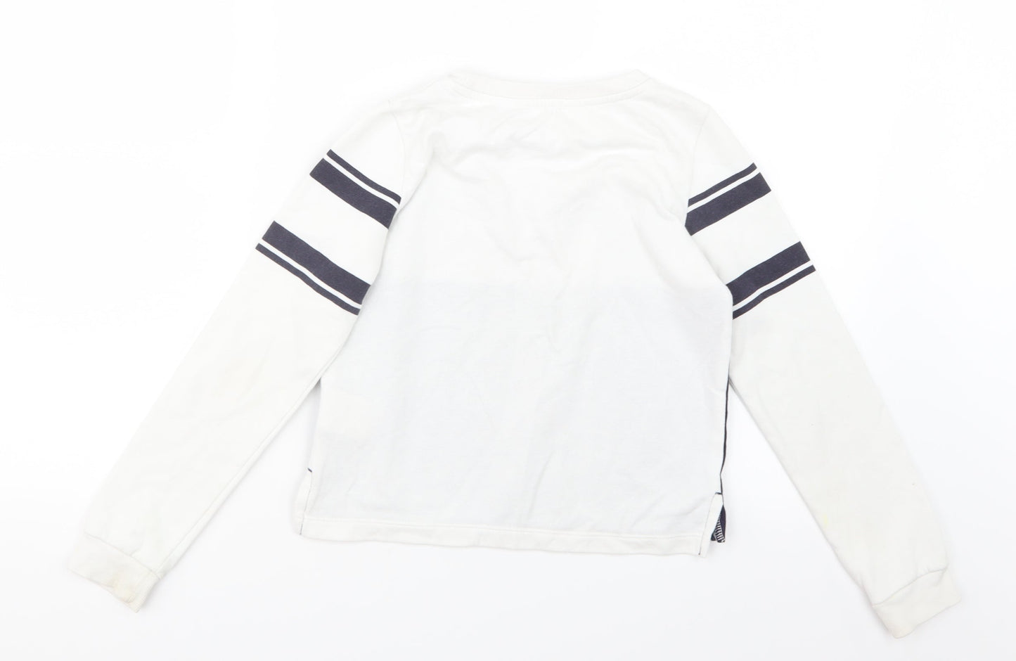 H&M Girls White   Pullover Jumper Size 9-10 Years