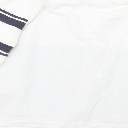 H&M Girls White   Pullover Jumper Size 9-10 Years