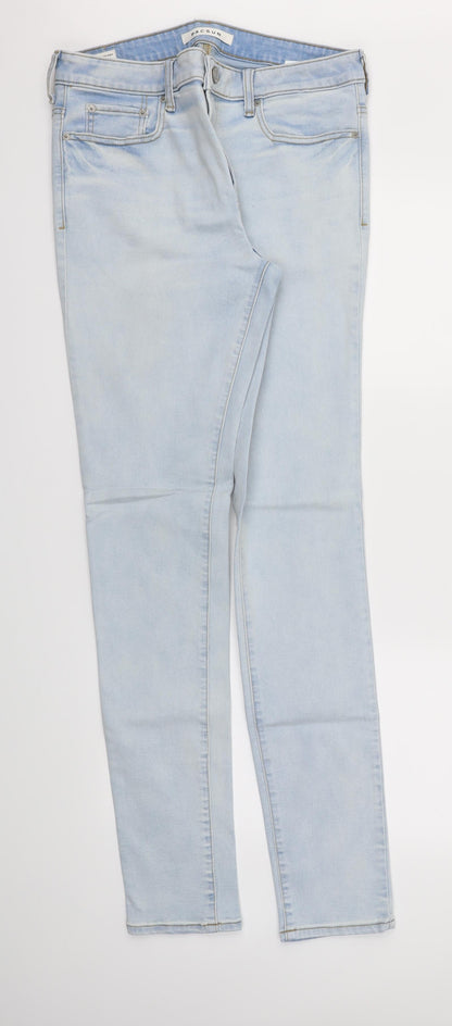 Womens UK Size 32 pacsun Regular Fit Skinny Blue Jeans