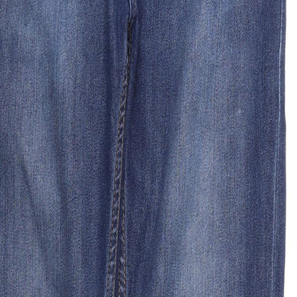 Womens UK Size 32 in Preworn Regular Fit Skinny Blue Jeans
