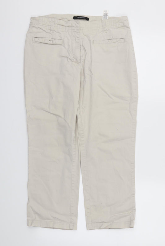 St Bernard Womens Beige   Trousers  Size 12 L23 in