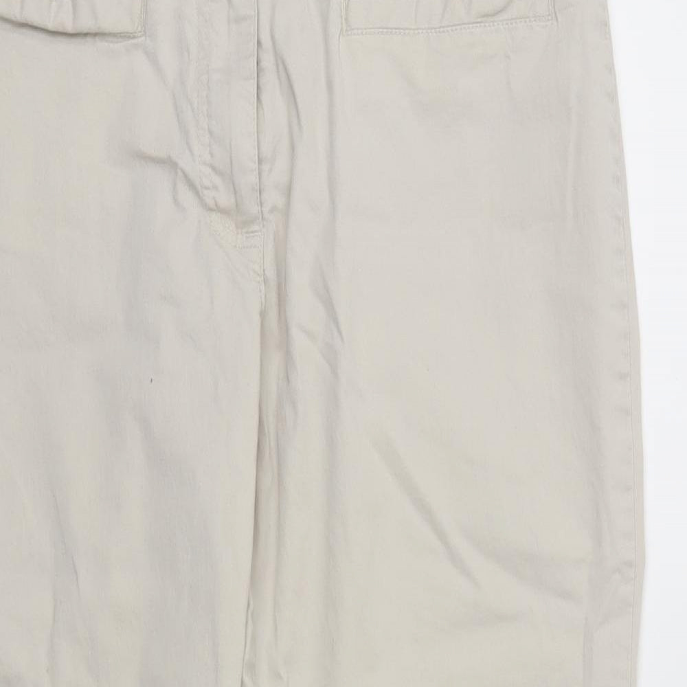 Womens UK Size 12 St Bernard Regular Fit  Beige Trousers