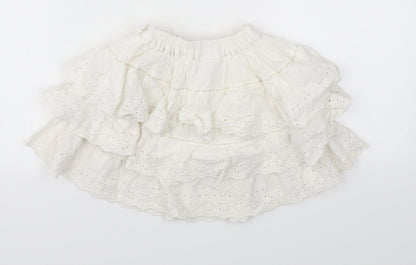 NEXT  Girls White   Flare Skirt Size 2-3 Years