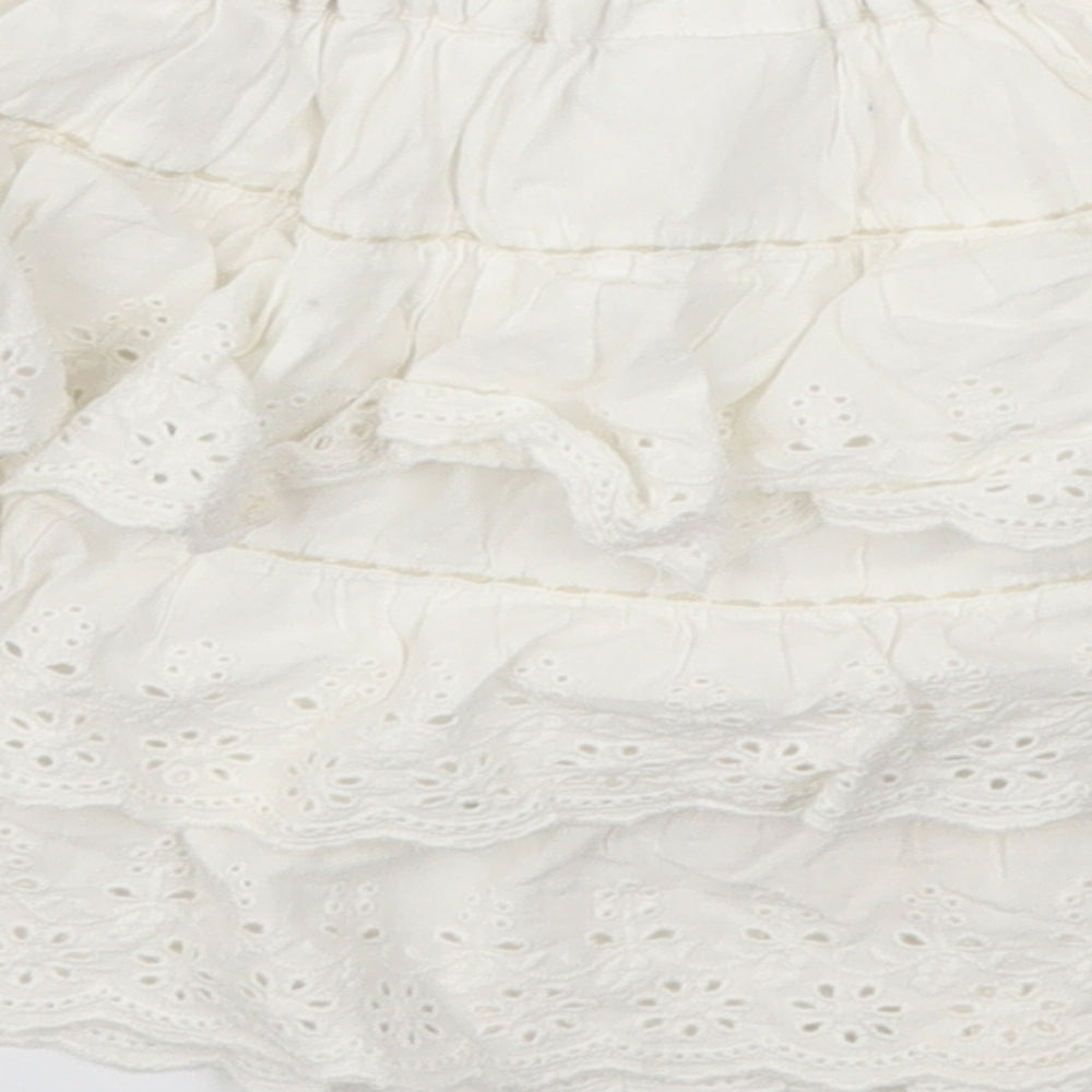 NEXT  Girls White   Flare Skirt Size 2-3 Years