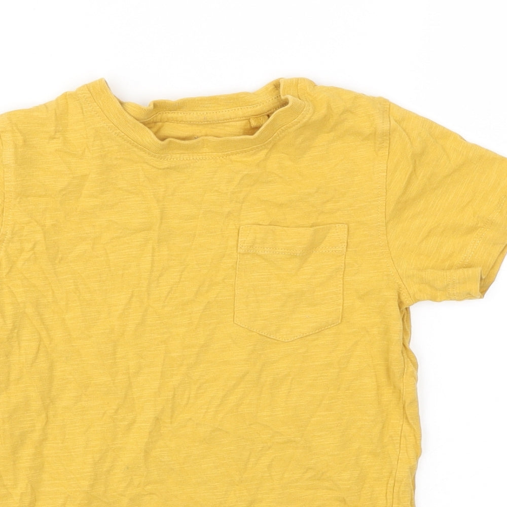 Next  Boys Orange   Basic T-Shirt Size 6 Years