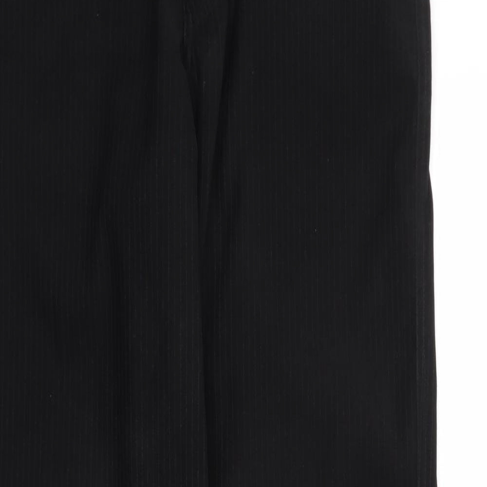 ID Womens Black   Trousers  Size 30 in L30 in