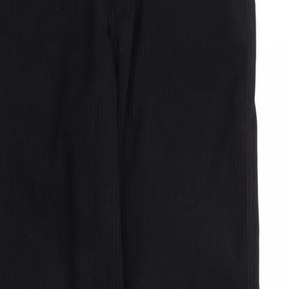 ID Womens Black   Trousers  Size 30 in L30 in