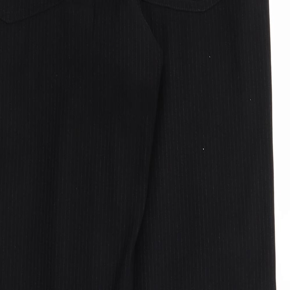 ID Womens Black   Trousers  Size 30 in L30 in