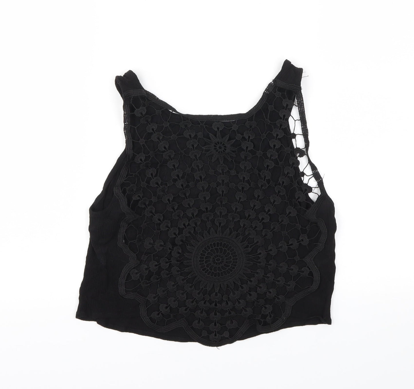 H&M Womens Black   Basic T-Shirt Size 8