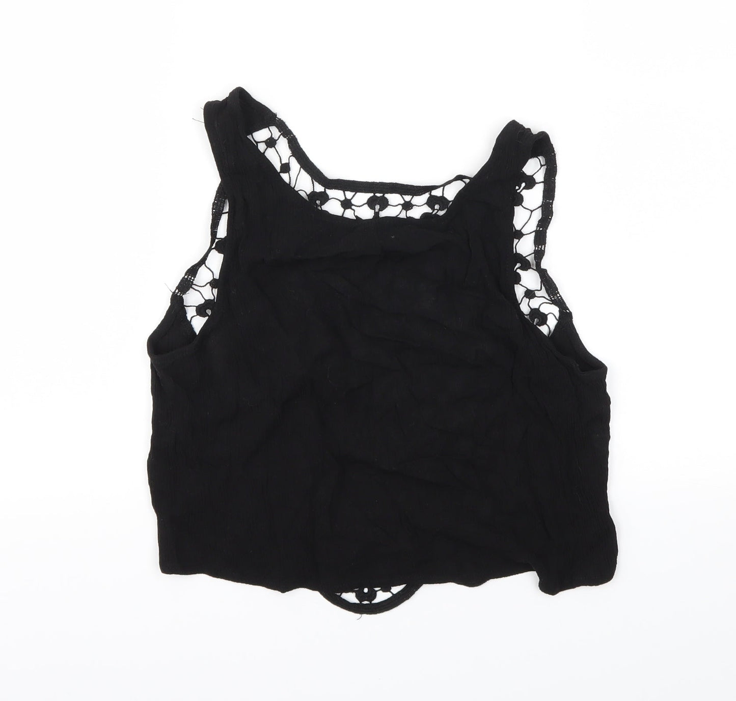 H&M Womens Black   Basic T-Shirt Size 8