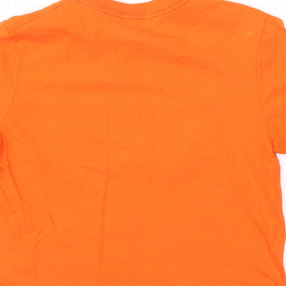 Womens UK Size 8 River Island Orange Basic T-Shirt