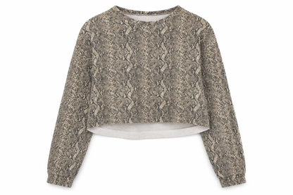 Zara Womens Brown Animal Print  Pullover Jumper Size S
