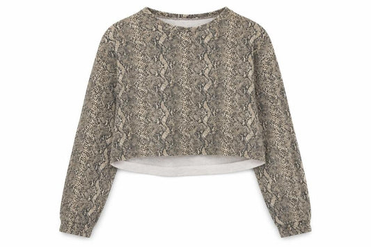 Zara Womens Brown Animal Print  Pullover Jumper Size S