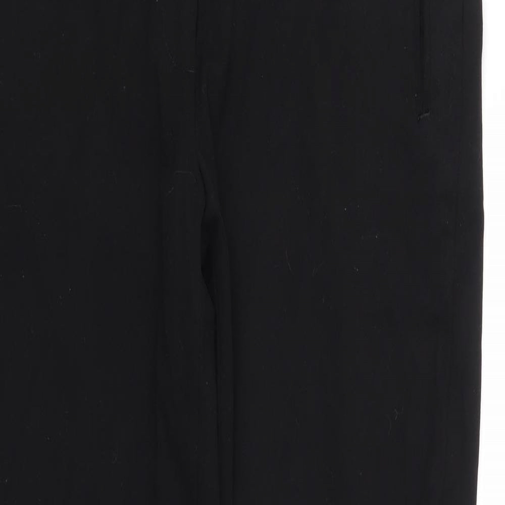 M&S Womens Black   Trousers  Size 10 L28 in