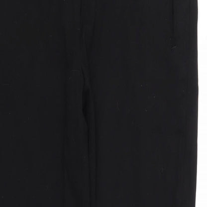M&S Womens Black   Trousers  Size 10 L28 in