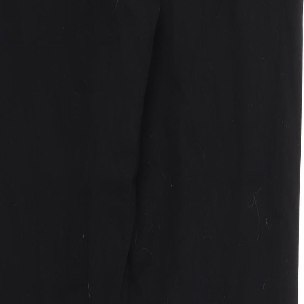M&S Womens Black   Trousers  Size 10 L28 in