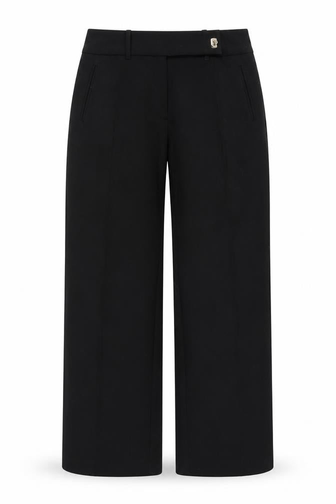 Womens UK Size 10 PER UNA Regular Fit  Black Trousers