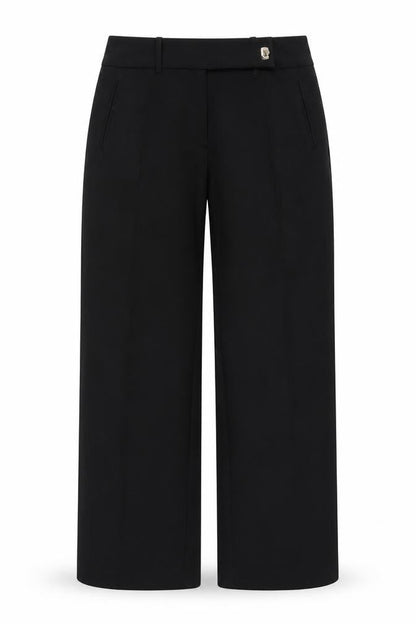 Womens UK Size 10 PER UNA Regular Fit  Black Trousers