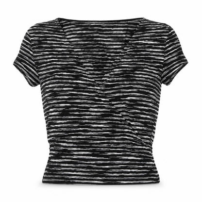 Womens UK Size 8 Miss Selfridge Black Basic T-Shirt