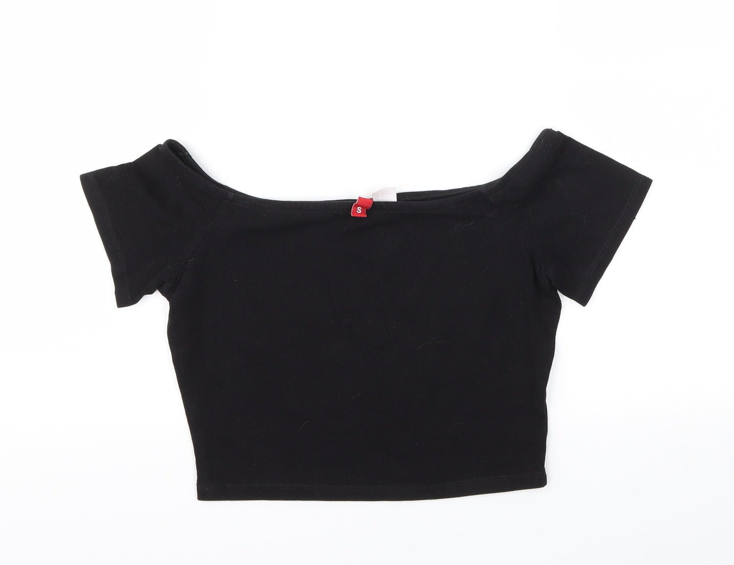 Womens UK Size S H&M Black Basic Tank