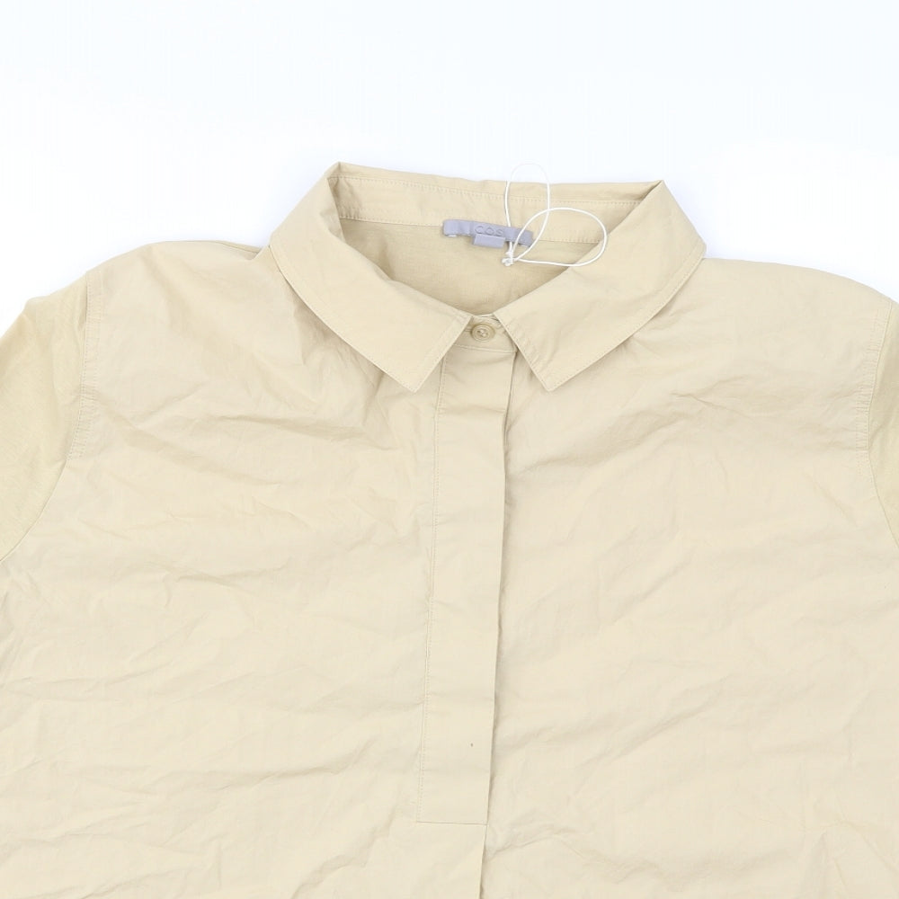 Womens UK Size M ASOS Beige Basic T-Shirt