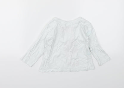 FAVOURITE TIE  Girls White   Basic T-Shirt Size 12 Months