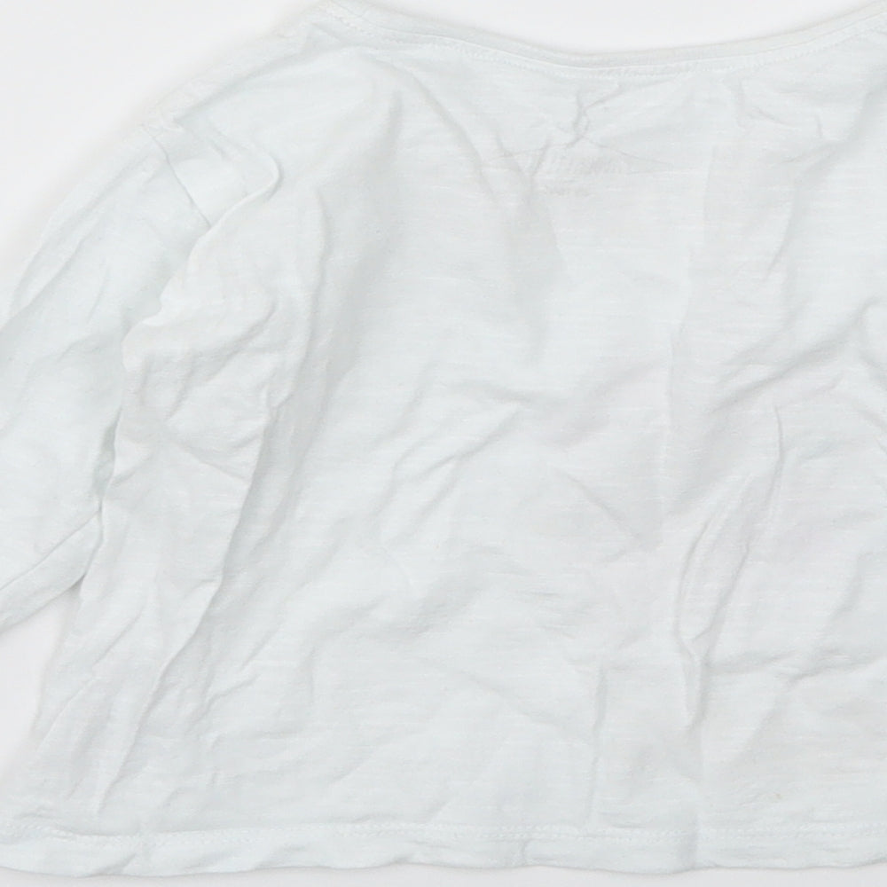 FAVOURITE TIE  Girls White   Basic T-Shirt Size 12 Months