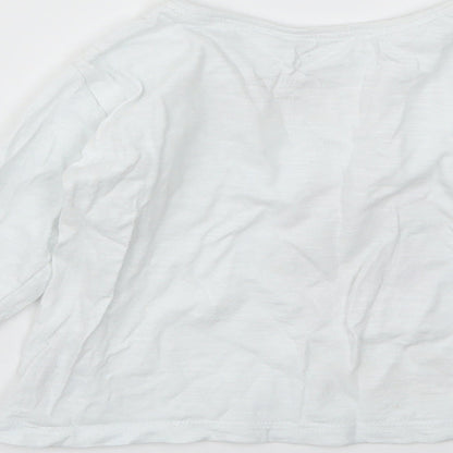 FAVOURITE TIE  Girls White   Basic T-Shirt Size 12 Months
