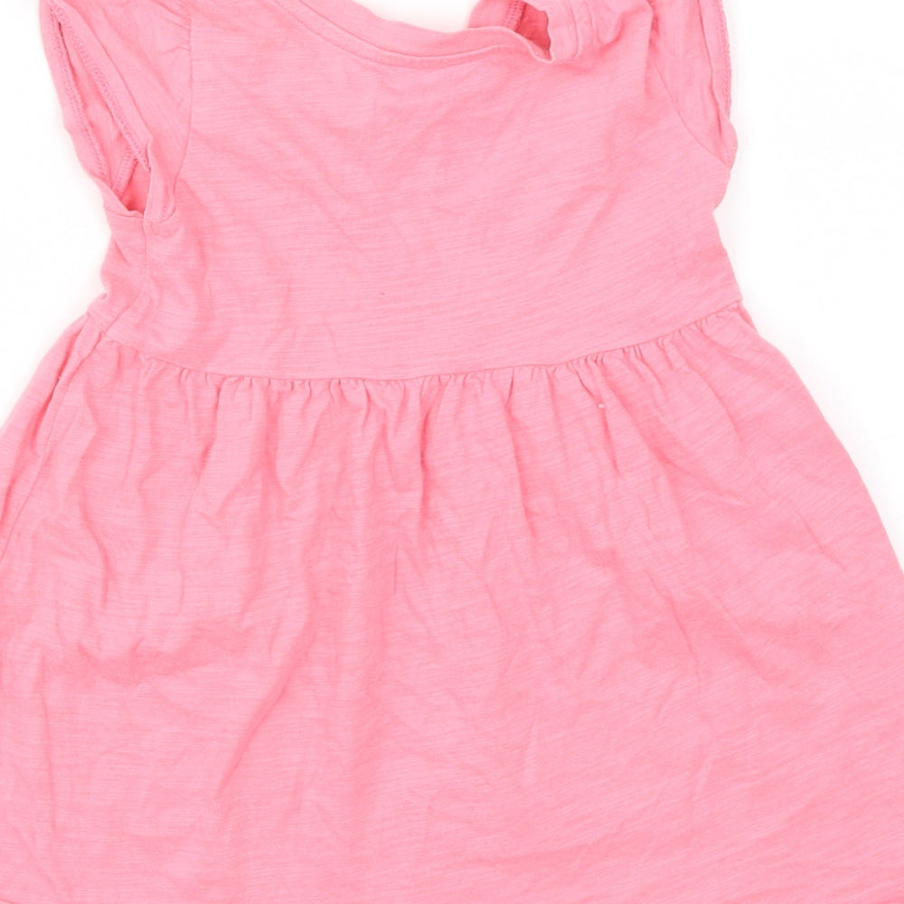 Gap Girls Pink Animal Print  A-Line  Size 18-24 Months