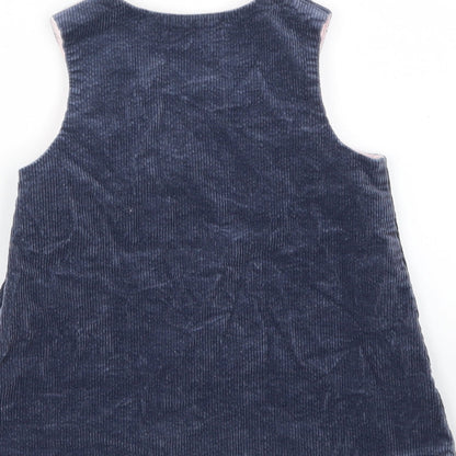 BEL BIMBO Girls Blue Animal Print  A-Line  Size 12-18 Months