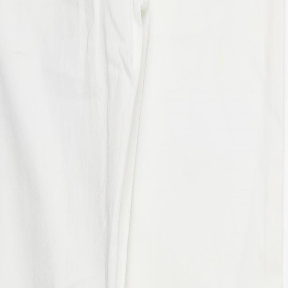 Womens UK Size 30 in H&M Regular Fit Skinny Silver Jeans