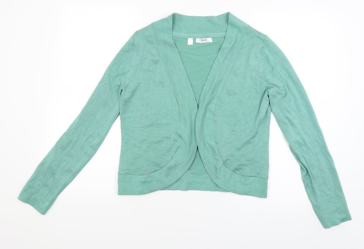 Bonprix Womens Green Wrap Jumper Size M