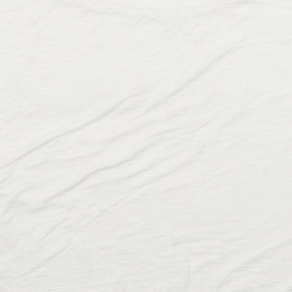 Womens UK Size 14 Dorothy Perkins White Basic T-Shirt