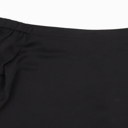 Womens UK Size 12 Dorothy Perkins Black Basic T-Shirt