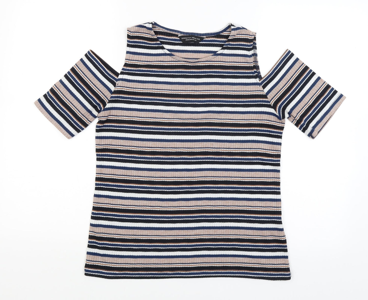 Dorothy Perkins Womens Black Striped  Basic Tank Size 14
