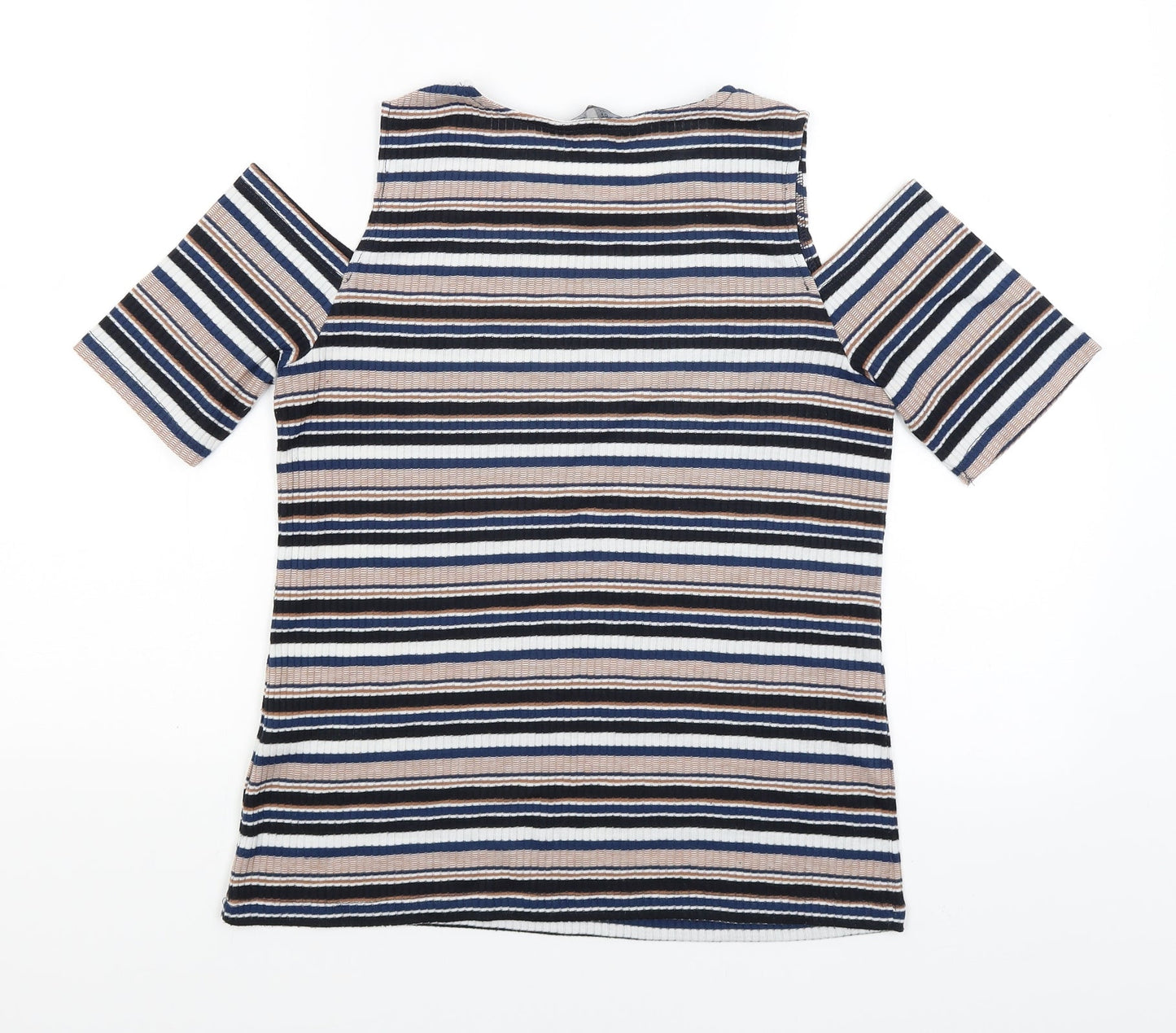 Dorothy Perkins Womens Black Striped  Basic Tank Size 14