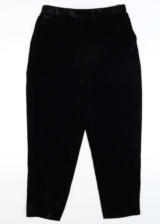 F&F Womens Black   Trousers  Size 14 L25.5 in