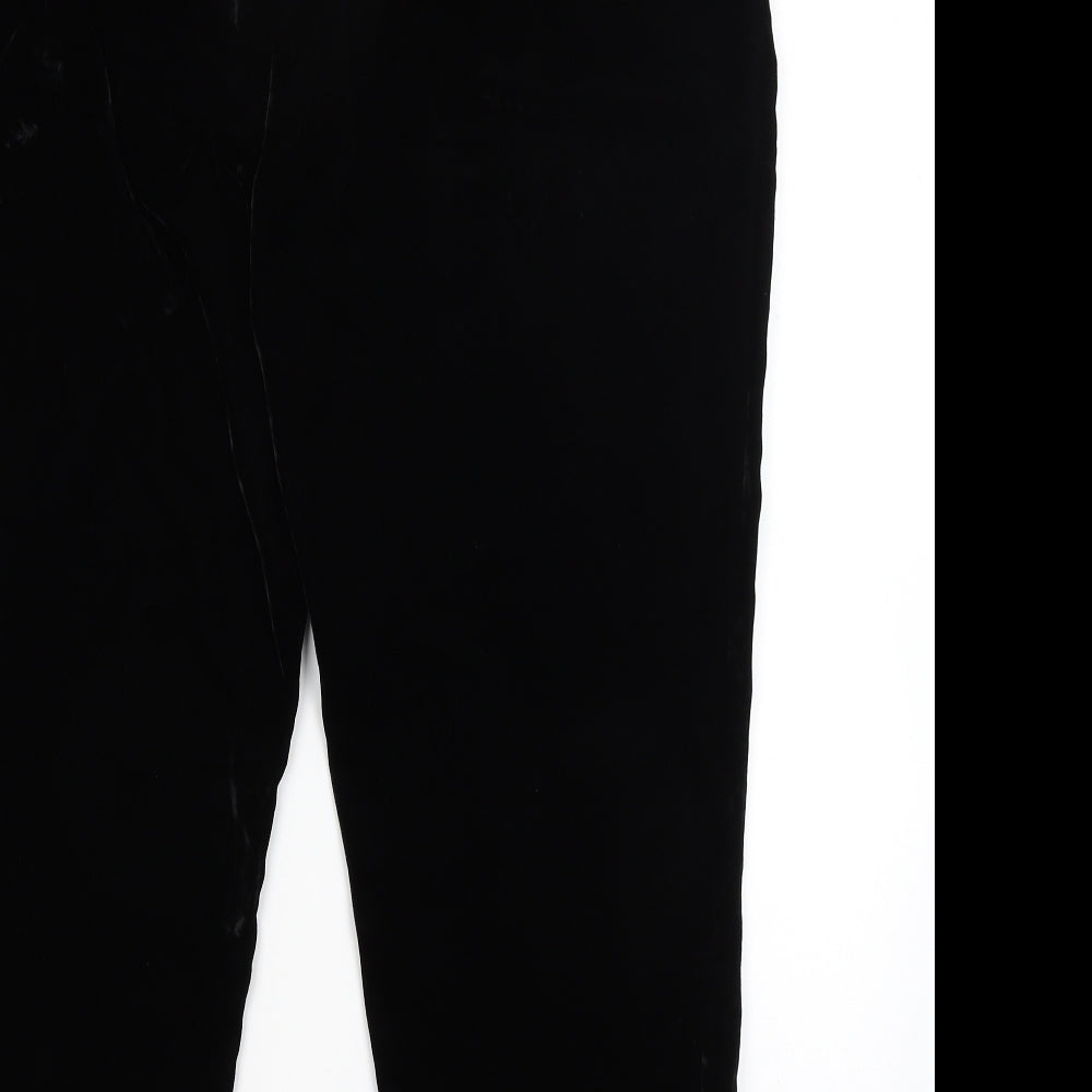 F&F Womens Black   Trousers  Size 14 L25.5 in