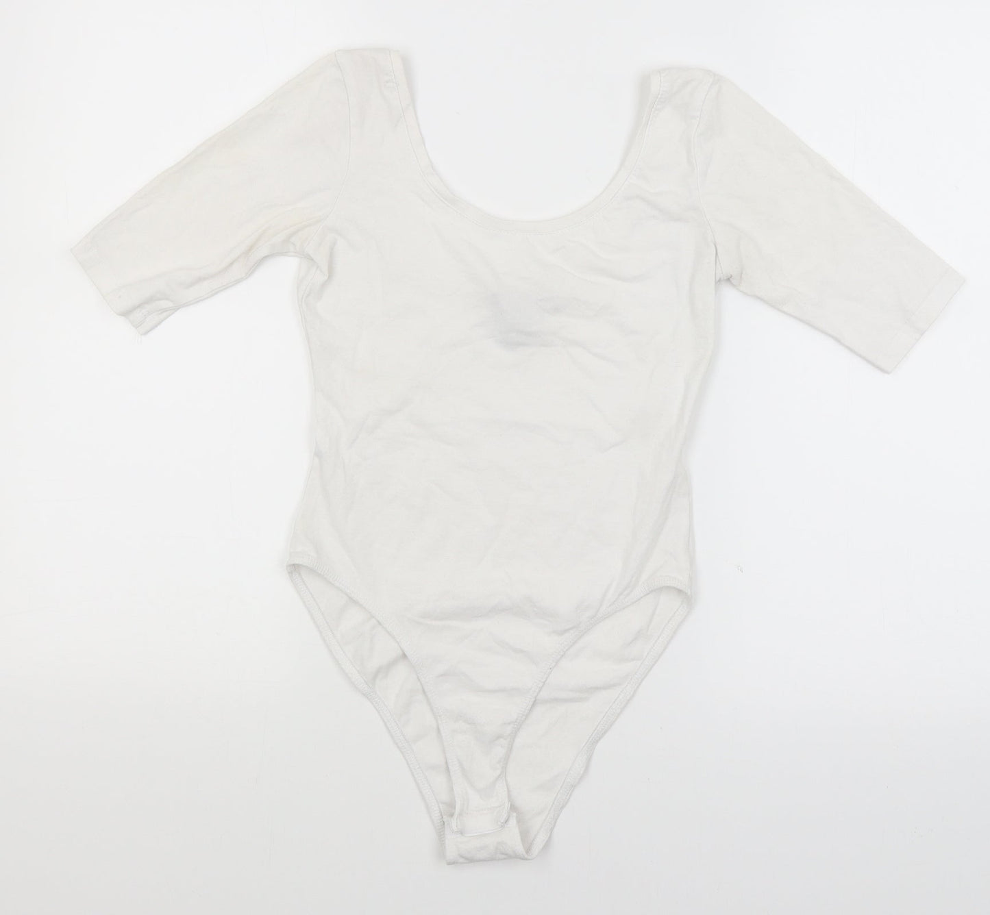 Atmosphere Womens White   Bodysuit One-Piece Size 6