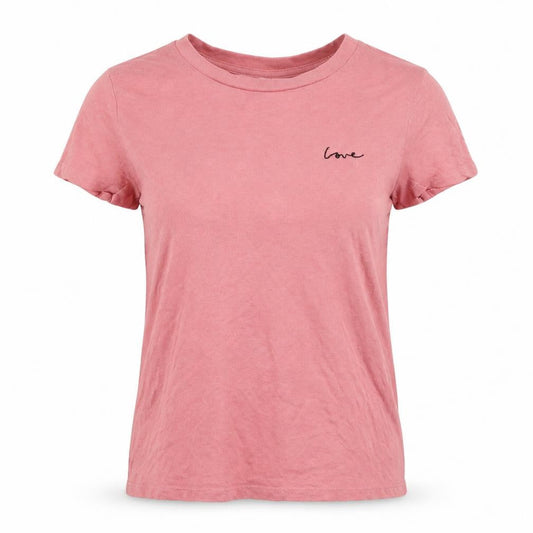 Womens UK Size XS Divided Pink Basic T-Shirt