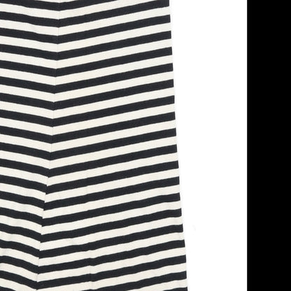 Womens UK Size 8 Topshop Black Tunic T-Shirt