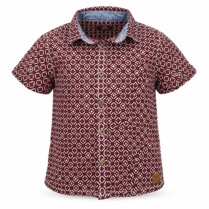 Mini Rebel Baby Red   Basic Button-Up Size 18-24 Months