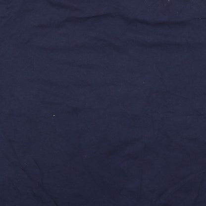Primark Womens Blue   Cropped T-Shirt Size L  - Perfection